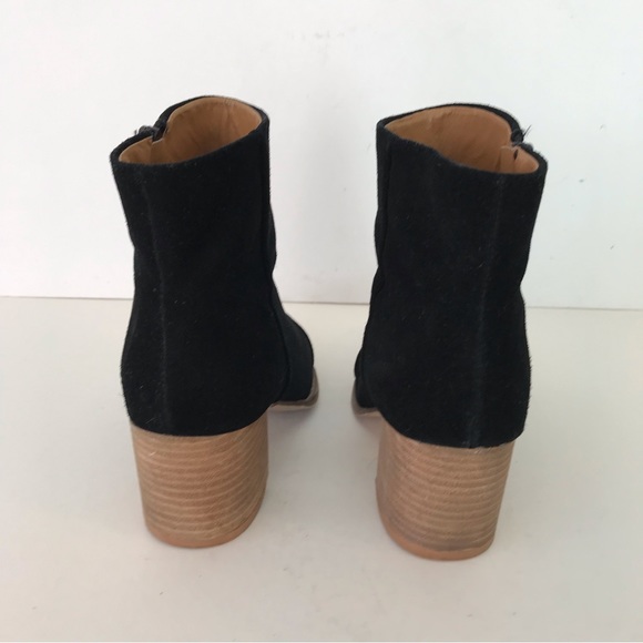 Dolce Vita DV Women ankle Boots Shoes Black leather Suede upper Zip Up size 8.5 - Picture 6 of 7